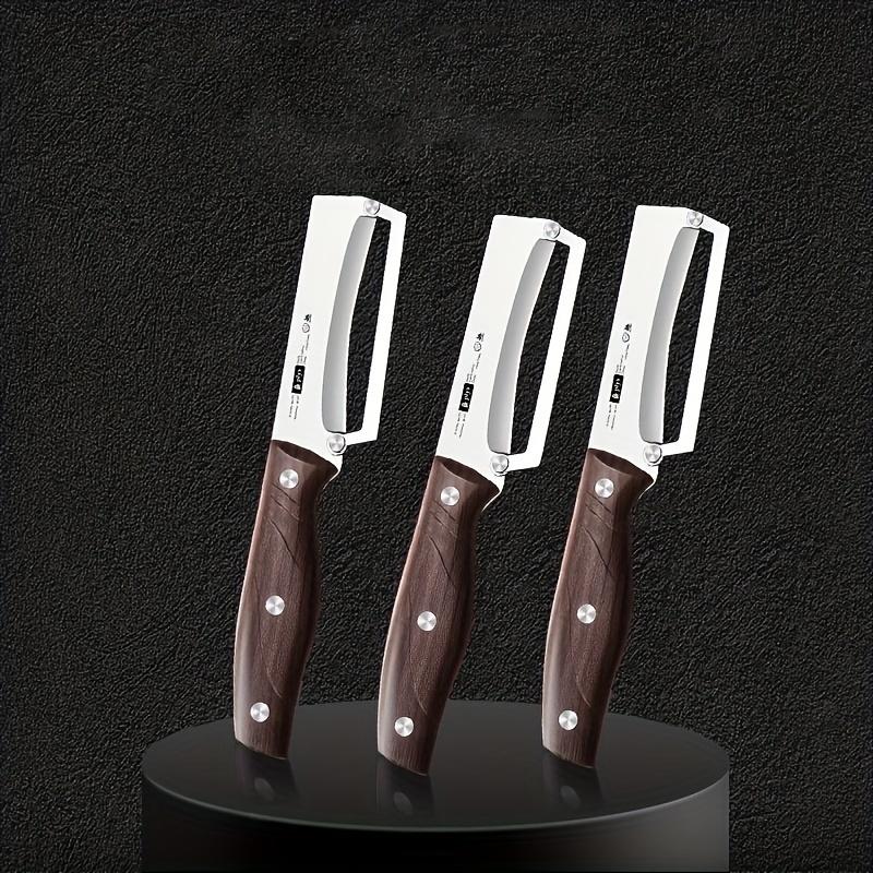 

3pcs, Multifunctional Peeling Knife, Stainless Steel Melon Planer, Peeling Artifact, Special Kitchen Household Sugarcane Pumpkin Winter Melon Scraper 3-piece stainless steel peeler