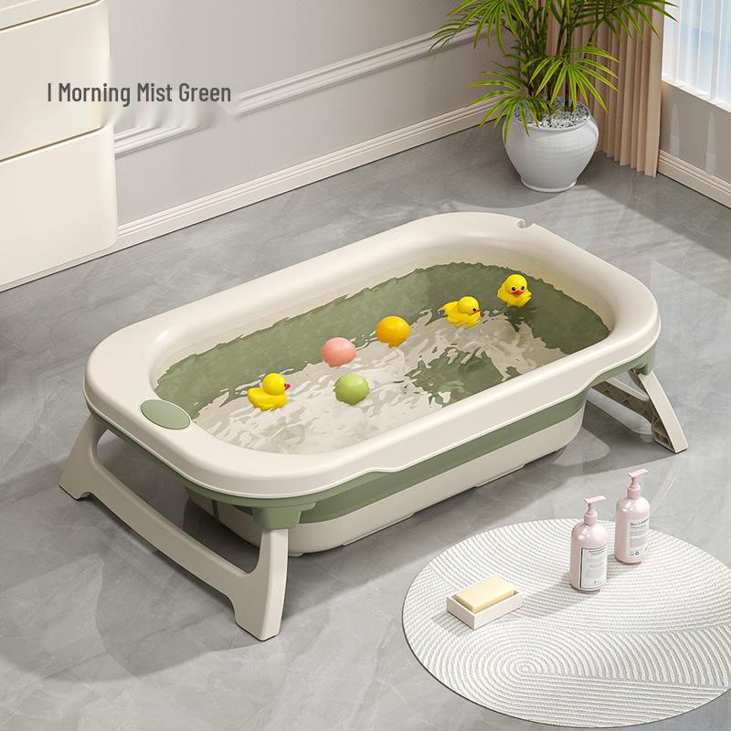 

Чувствительная к температуре Портативная Складная Детская Ванночка для Домашнего Использования