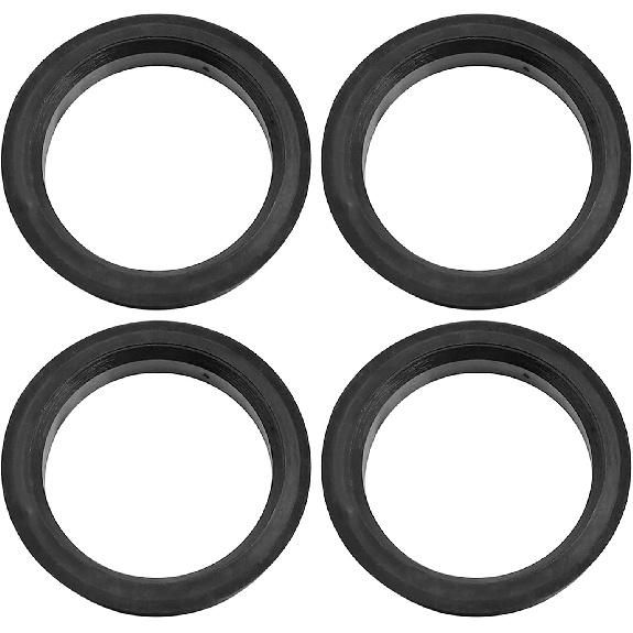 

4pcs Plastic 72.6mm OD to 56.1mm ID Car Hub Centric Rings Wheel Bore Center Spacer Hub Rings Black
