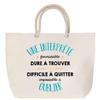 Beach Bag - PLANETEE - A Formidable Interpreter - Large Size - Rope Handle - Personalized