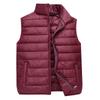 Men's Plus Size Lightweight Down Vest - Warm, Trendy Sleeveless Outerwear for Autumn & Winter