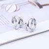Round Geometric Multi-layer Round Circle Stud Earrings Ear Studs Men Hoop Earrings Punk Jewelry
