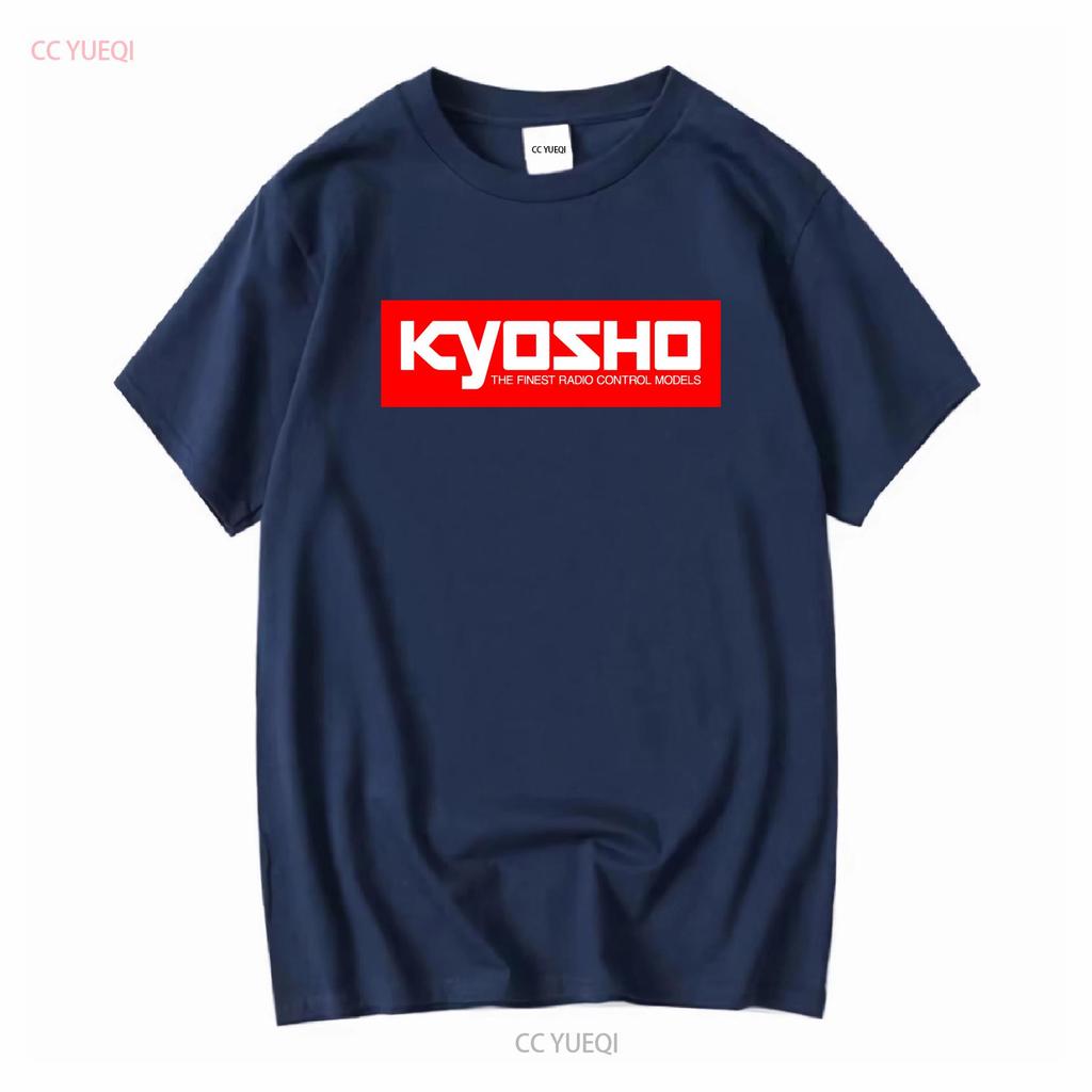 New Item Kyosho RC Remote Control Logo Mens Black T Shirt Size S 5XL Vintage Washed Fashion Soft Casual Graphic