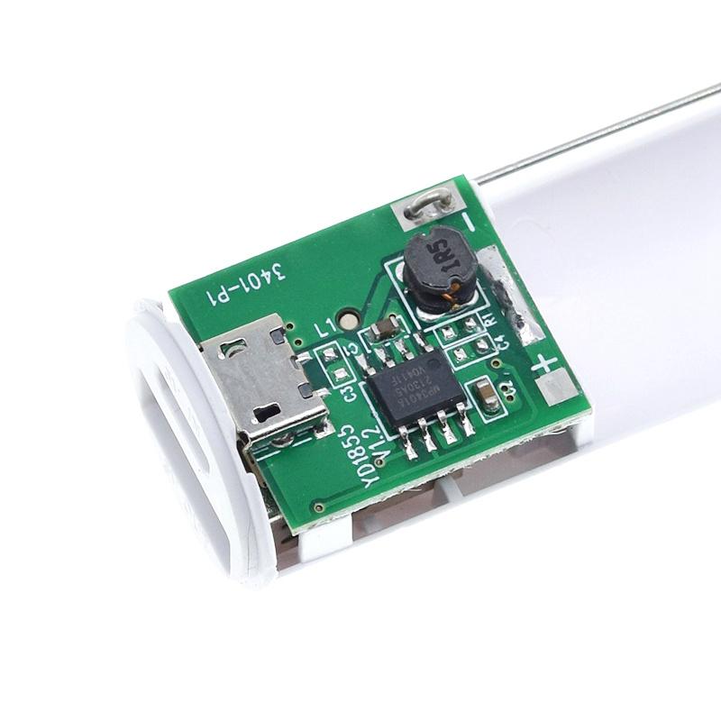 Мини Power Bank своими руками Набор для сборки Кейс-коробка Безпаяльный комплект 1 шт. Аккумулятор 18650 Внешнее зарядное устройство Съемный корпус Держатель для аккумулятора
