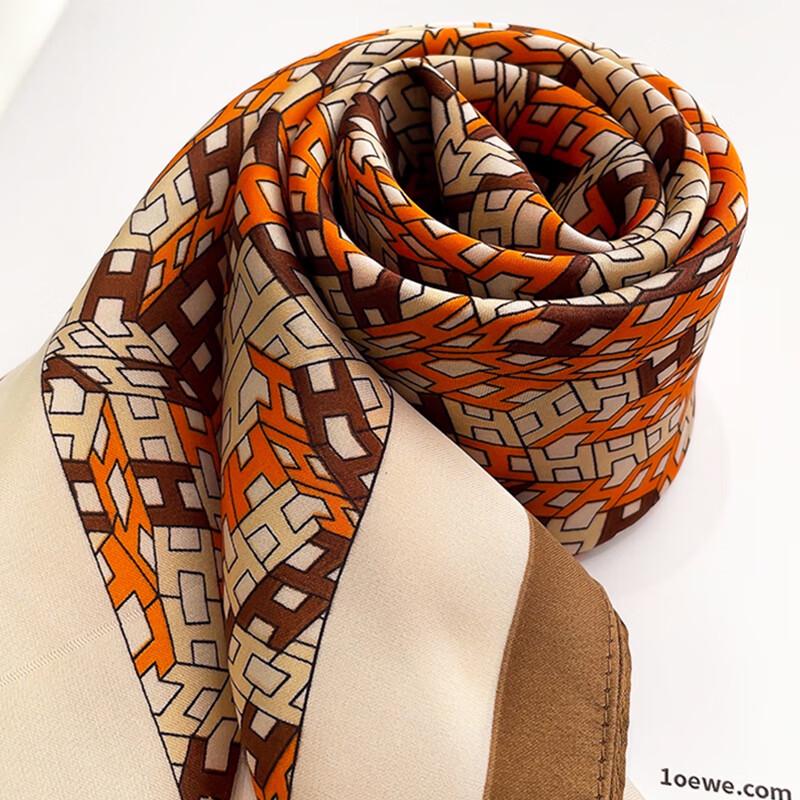 SIYUTANG Imitation Silk Square Scarf