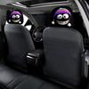 2PCS Fun Grandma Face Car Head Pillowcase Elastic Car Headrest Covers  Vehicle