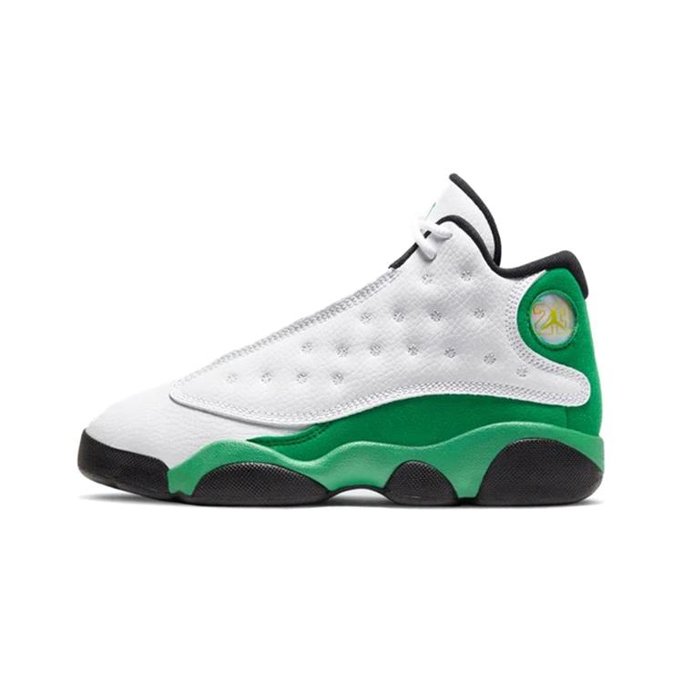 Jordan 13 Retro White Lucky Green PS 414575-113 35