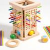 Pull Out Stick Game Toys Colorful Wooden Stick Board Games Parent-Child Interactive Puzzle Toys