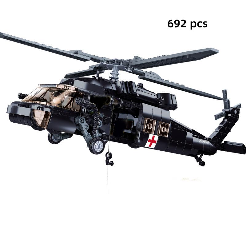 Militär Panzer Tank WW2 Flugzeug F35 J20 T72 Armeelastwagen Schützenpanzer Hubschrauber Bausteine Flugzeug Flugzeug Modell Spielzeug