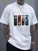 Unisex Shirt Cotton Oversize Large Size Estampa De Quatro Elementos De Avatar: The Last Airbender Pa