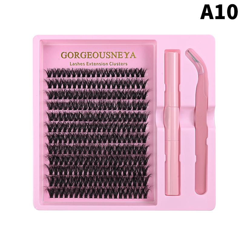 Lightweight Cluster Lash Kit 30D 40D 50D 60D Natural Eyelash Extensions Segmented Volumizing Lashes for Daily Wear Home Use