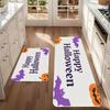 1PC Happy Halloween Kitchen Rug Non-Slip Door Mat Pop design Bathroom Rug Bath Mat Carpet for Home Sink Laundry Decoreeree