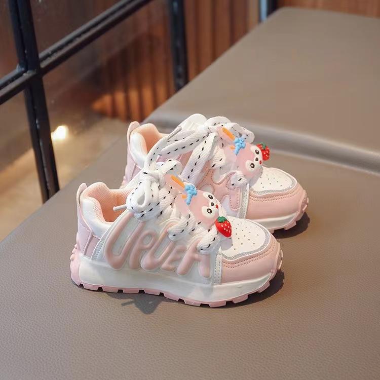 

Детские кожаные туфли для скейтборда, размеры 23-36, детская прогулочная повседневная обувь, осень-весна 23 розовый