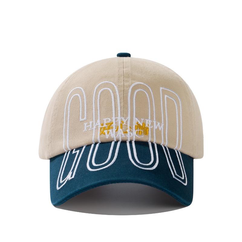 

New sunscreen, sunshade, baseball cap for women, large face, small face, good mood, embroidered premium versatile cap Adjustable