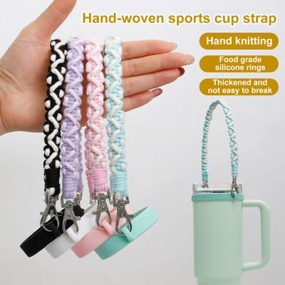Waterfles Handvat Riem Houder Handsfree Sling Lanyard Draagzak Verdikt Katoenen Touw