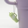 Popular Soft Rubber Stanley Cup Pendant Keychain - Creative Milk Tea Cup Keyring Available