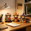 Small Decorative Figurines 3Pcs Highland Cow Figurine, Resin Yak Statues for Thanksgiving Christmas, Healing Gifts Friends Farmhouse Tabletop