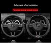 Steering Wheel Cover for Skoda: Octavia, Kamiq, Kodiaq GT, Superb, Karoq, Scala