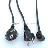 European Standard Right-Angle C5 Clover Power Cord