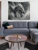 Black Dragon Tapestry Wall Hanging Dark Fantasy Art Gothic Dragon Decor Wall Art for Bedroom Living Room