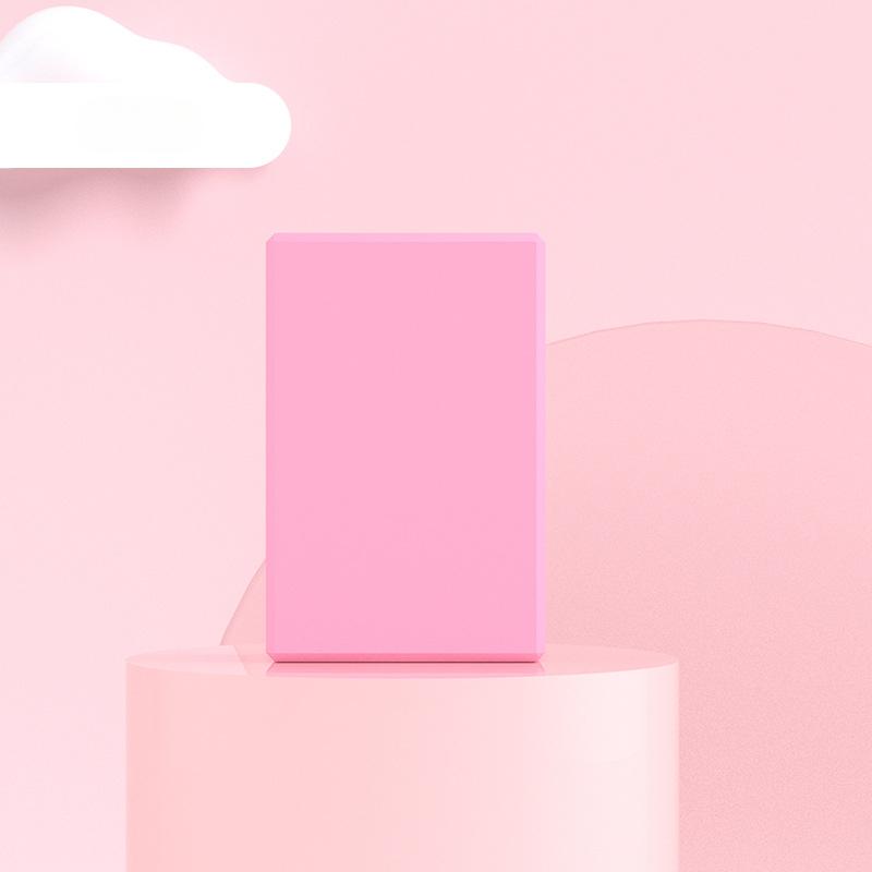 

1 шт. Блок для йоги из ЭВА для женщин, Прочный кирпич для упражнений для позитива и фитнеса, Доступен в нескольких цветах, Аксессуары для йоги