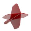 CUESOUL ROST 77 Integrated Flight Standard Shape 3 Pcs Red Flight Yellow Logo CS-77-XB4S-S