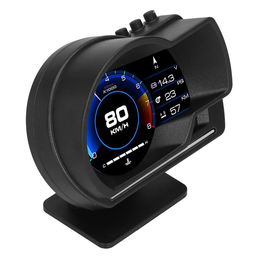 Car Head Up Display OBD2 GPS Dual System HD Screen Speedometer Tachometer Projector Center Console Mounted Universal