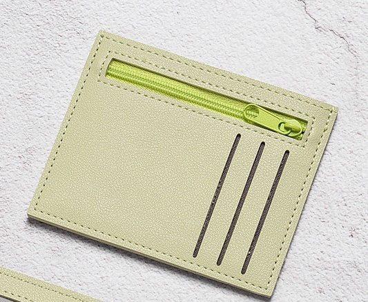 1pcs Women's Compact Ultra-Thin Mini Card Wallet, Adorable Minimalist Driver's License Card Holder & Coin Purse