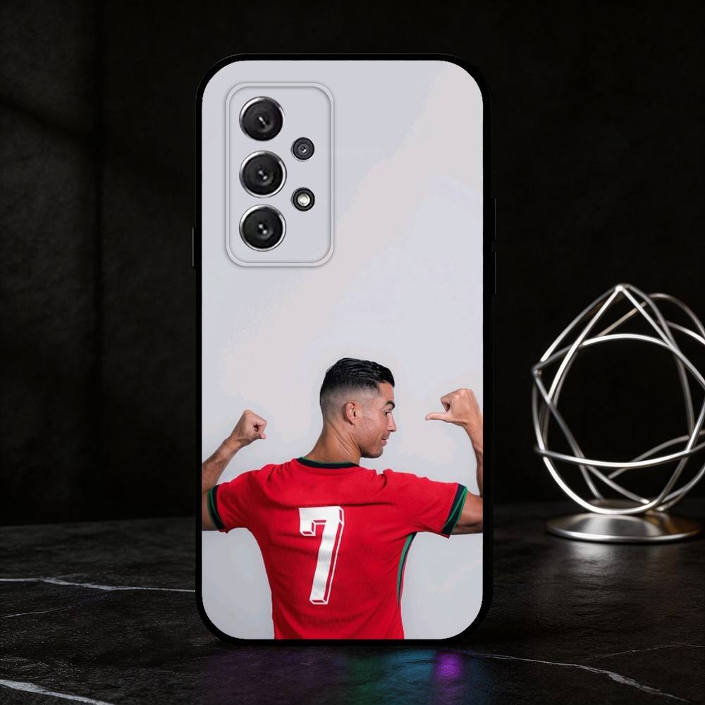 G-Global idol C-CR7 phone Case For Samsung S25,24,21,22,23,30,Ultra,20,Plus,Fe,Lite,Note Soft Black Cover