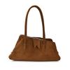 2025 Autumn New Irregular Shoulder Bag Fashionable Foreign Style Loose Feeling Matte Suede Large Capacity Women's Special Bag