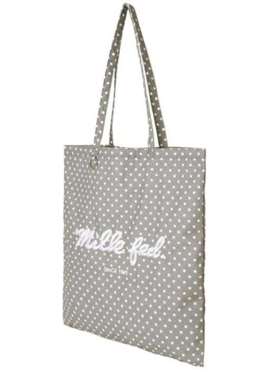

ICING LOGO POLKA DOT FLAT TOTE