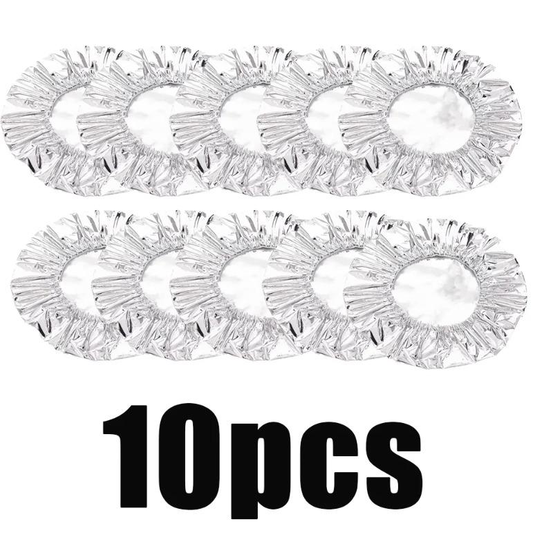 10-60pcs Reusable Aluminum Foil Bowl Cover Heat Insulation And Heat Preservation Food Grade Oven Takeaway Picnic