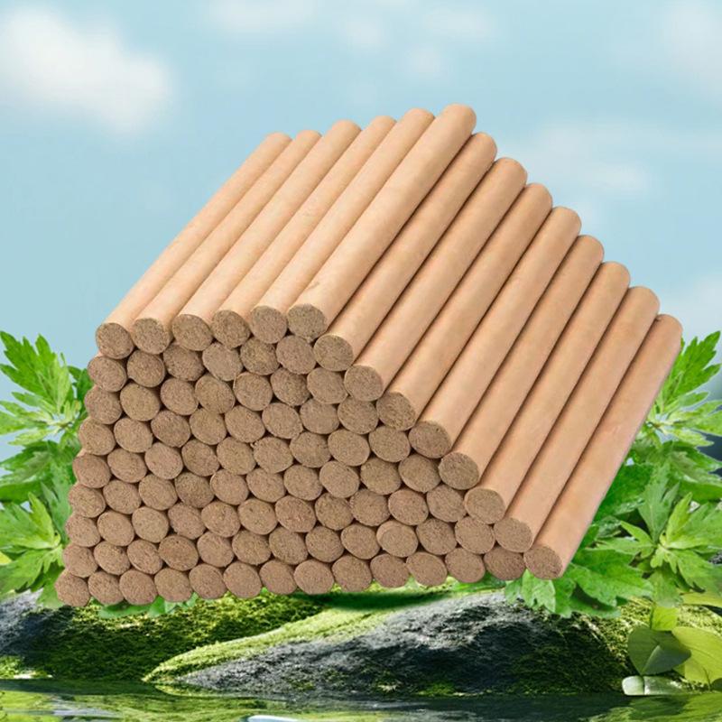 Three-Year Aged Handmade Moxa Stick, Mulberry Paper Stone-Milled for Household Moxibustion