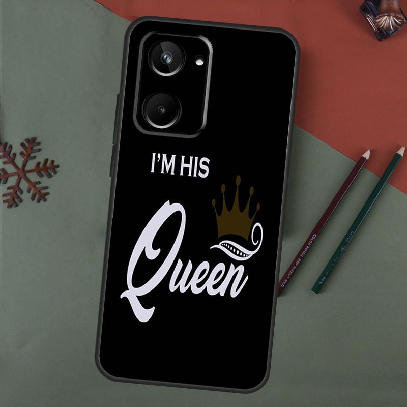 König Königin Paar Liebhaber Hülle Für Realme C61 C53 C55 C33 C63 C51 C65 C67 C71 C75 11 12 13 14 15 Pro Plus GT6 GT7 Pro
