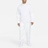 Nike Solo Swoosh Solid Logo Round Neck Loose Fit Short Sleeve T-Shirt Men Tops White FB7865-051