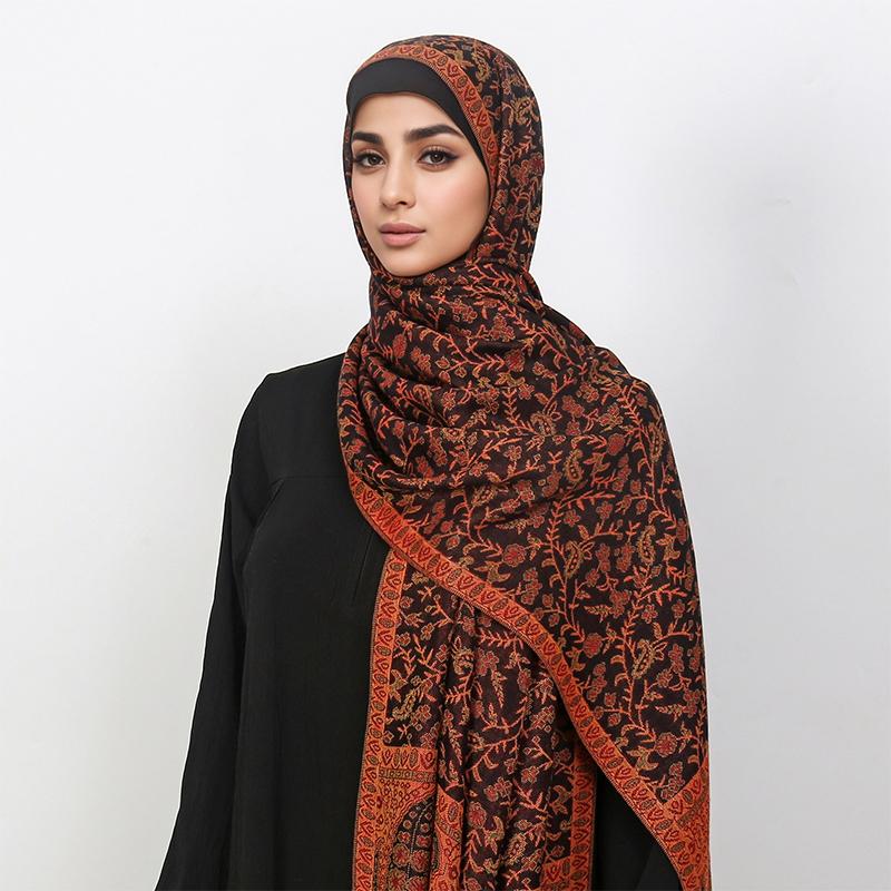 Poncho da Viaggio Sciarpa Calda in Cashmere Donna Lusso Coperta Spessa Inverno Bufanda Sciarpa Stampa Nuovi Coprispalle Pashmina Stole Femminili