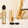Saxophone Embouchure Piece Colored Ligature Clamp Polished Metal Finish Sax