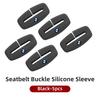 MDCF1 Car Sticker Car Seatbelt Buckle Cover Silicone Anti-scratch Protector Safety Belt Buckle Guard Car Accessories Interior For BMW