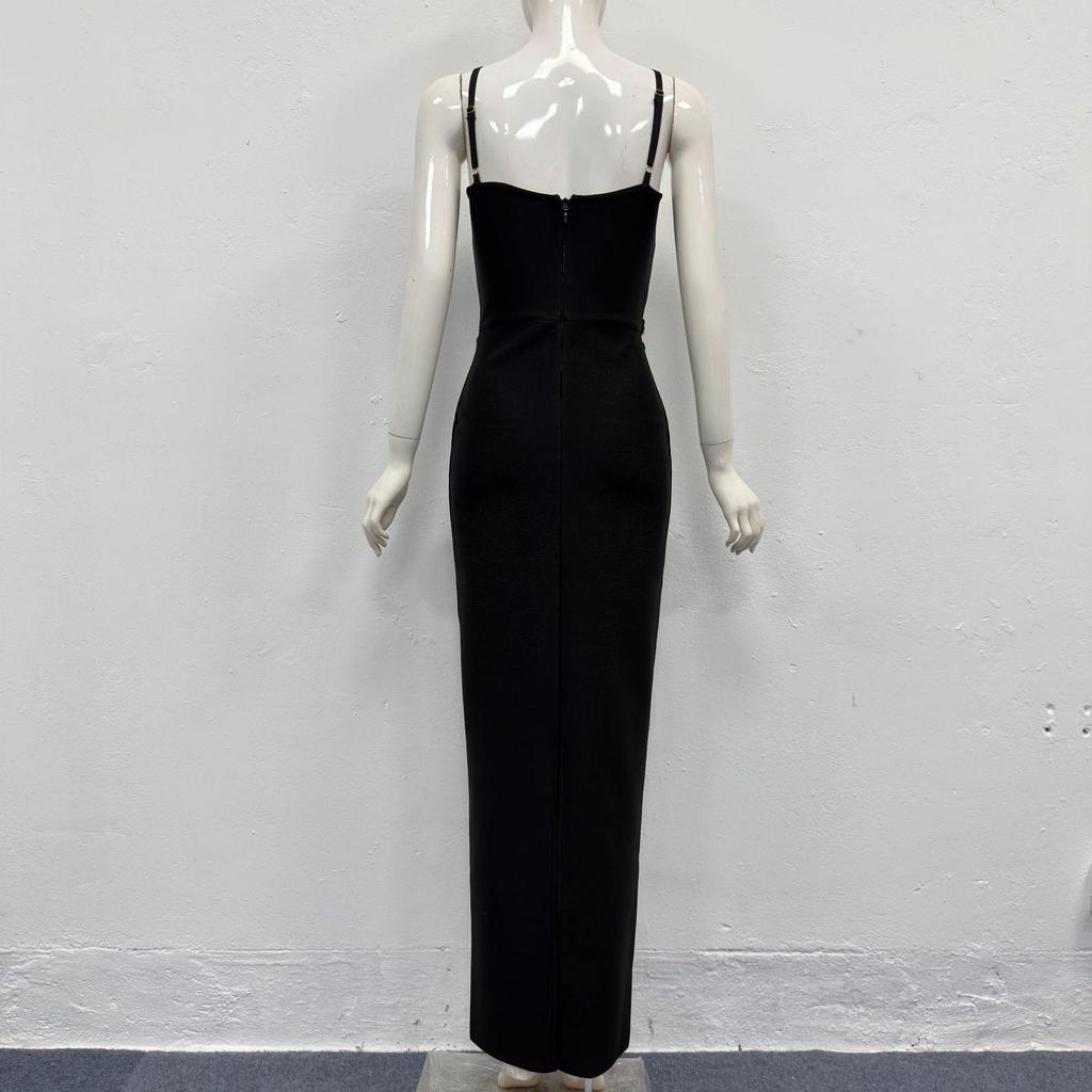 Novo Vestido de Noite Sexy Bodycon Bandagem Estilo Europeu e Americano para Comércio Exterior