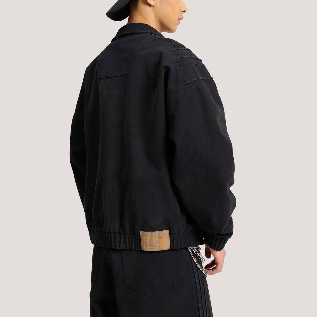Adidas Originals Jackets Men's Black Lapel Moderate Other