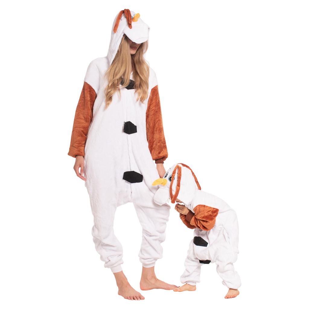 Piżama dla dzieci kostium kigurumi onesie kraina lodu bałwan olaf 125-135cm