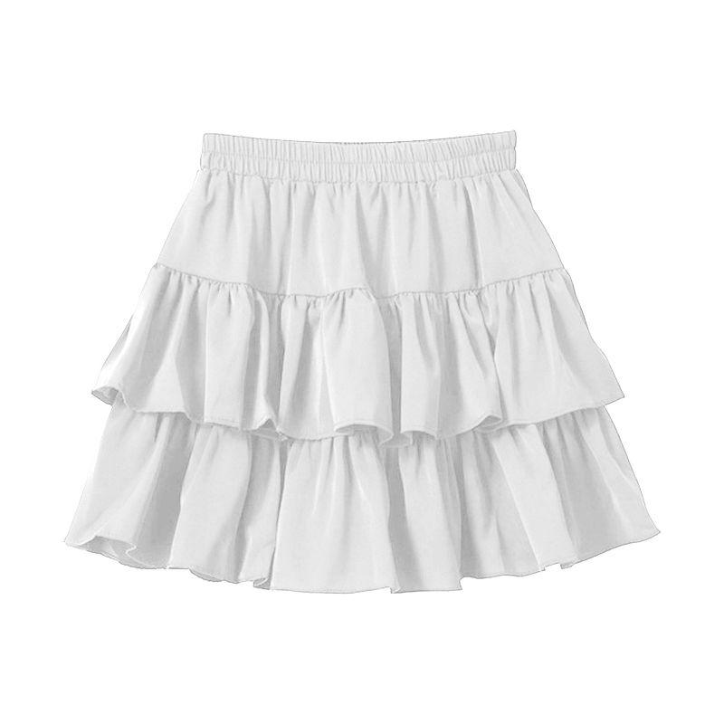 2-10 Years Kids Girls Pleated Skirt Cake Skirt