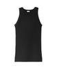 Mira Owen Crew Neck American Knit Tank Black Silk-Blend Top, 09WNT242033, Women's,