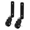 2 Set Steel Construction Front Wheels Upgraded Rolling Tool Box Caster Wheel Kit Accessories