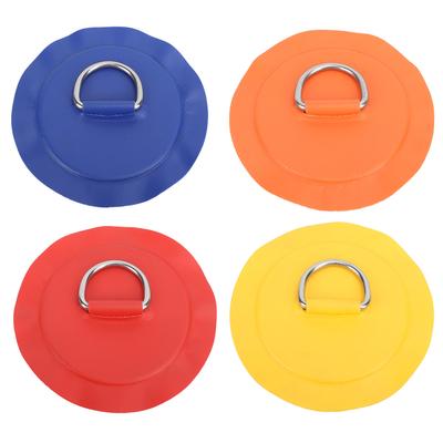 D Ring Patch Multifunctional PVC and Stainless Steel Boat Circular D Ring Pad for Inflatable Boat Ka