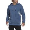 adidas Jackets Men's Blue Hooded Thickened Other HL9379