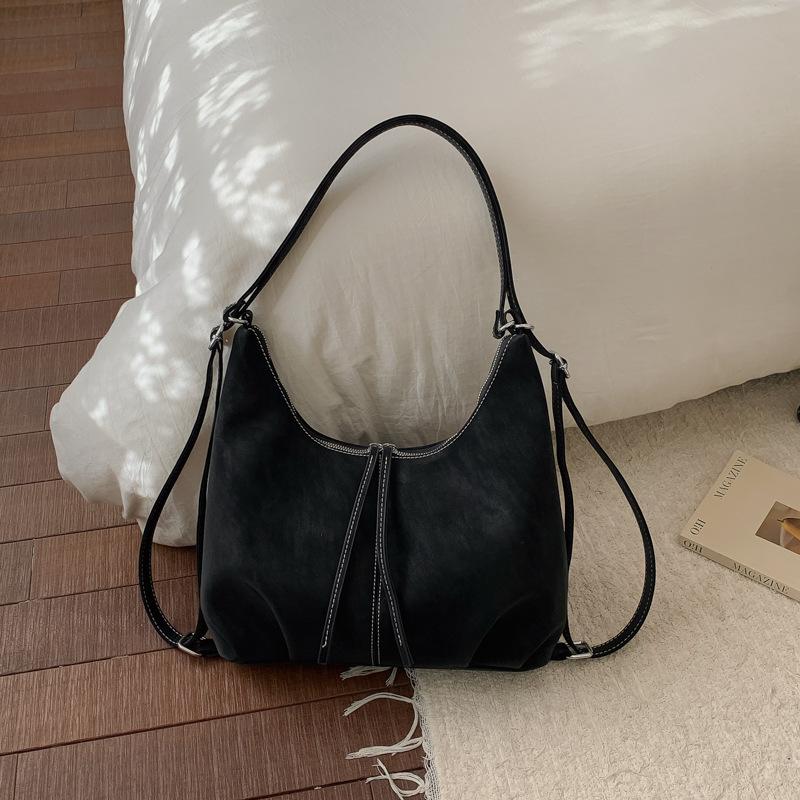 

Ретро Простая Женская Сумка Новая Большая Вместимость Сумка Под Мышку Женская Модная Сумка Через Плечо Модная Повседневная Сумка Кроссбоди