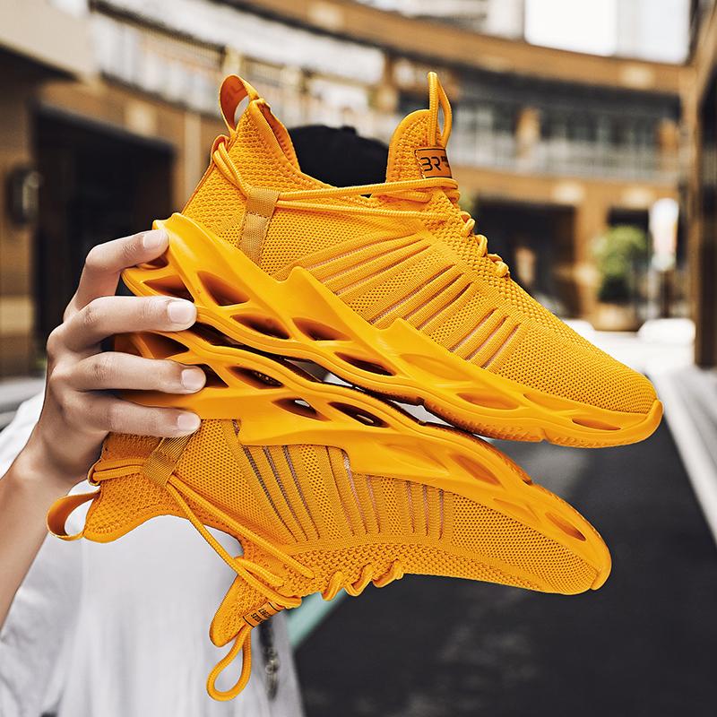 

Размер:36-46 Спортивные мужские кроссовки унисекс, женская спортивная женская повседневная обувь, легкая дышащая обувь 38 жёлтый