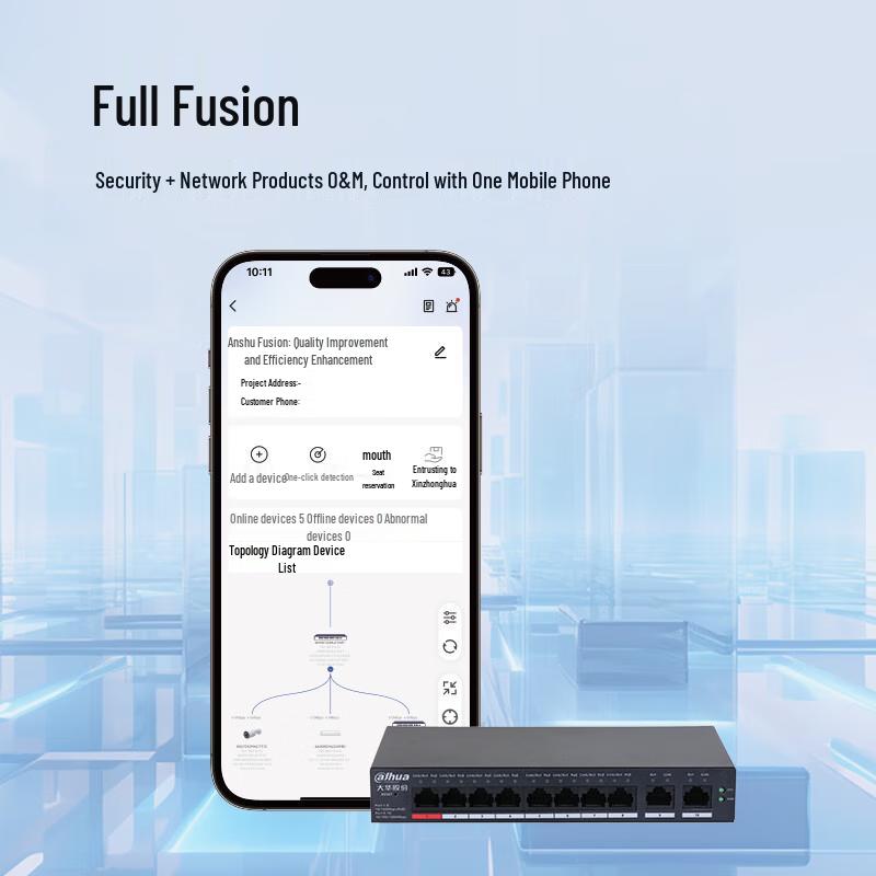 Dahua DH-S1800C-4ET2GT-60 Layer 2 Cloud Managed PoE Switch CN Plug (adapter Included)