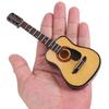 3pcs 15cm Size Miniature Guitar Model With Stand And Case Guitar Decoration Figurine  Birthday Gift